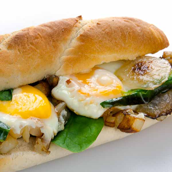 Food Photographer Chicago sandwich with eggs