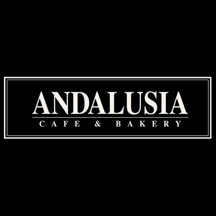 Menus and Photos Andalusia Logo Design Black and white branding